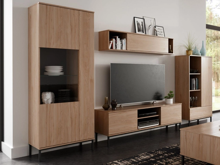 Vitrinenschrank Soroko Hickory