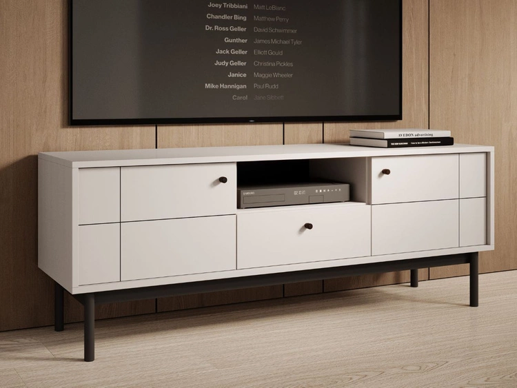TV-Lowboard mit Schublade und Türen Julio Cashmere
