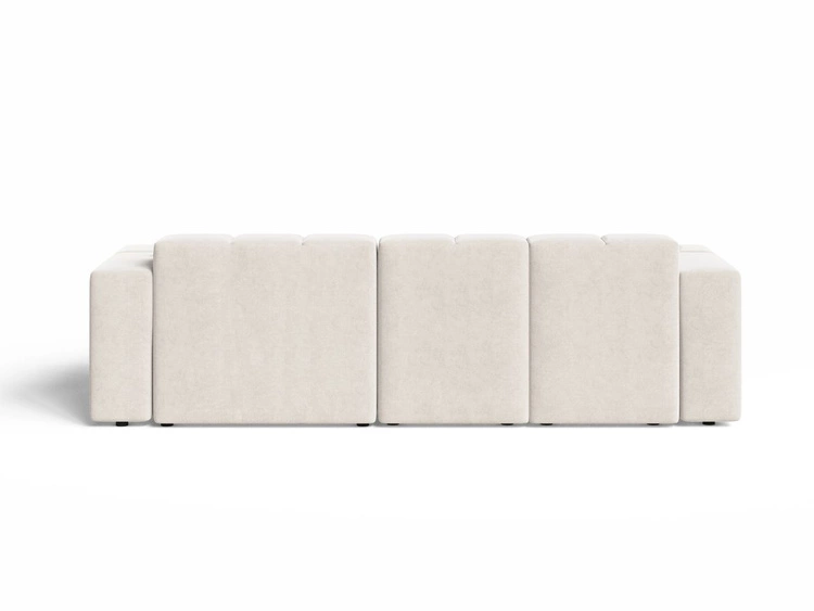 Ecksofa L-Form Rechts Moderne Ecksofa Loopo Creme