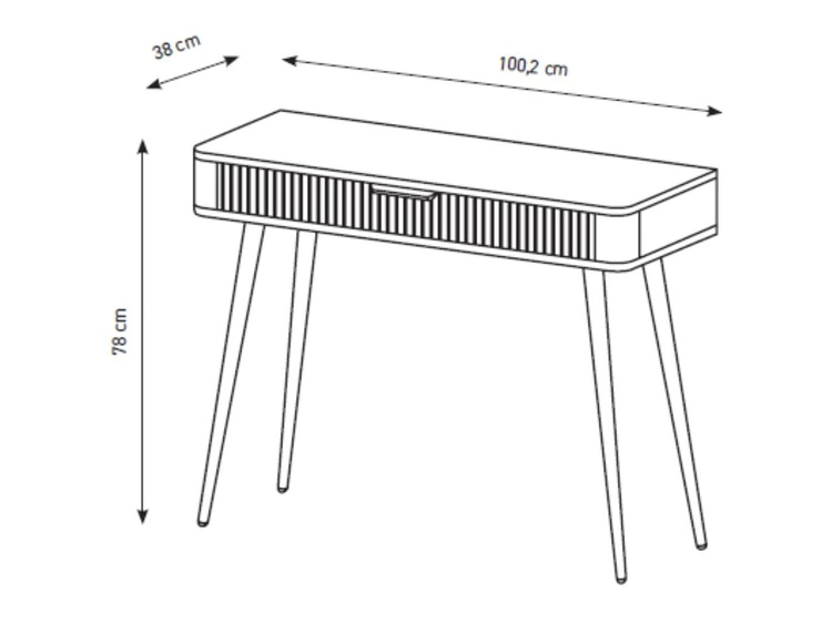 Wohnzimmer-Möbelset Latina Weiß