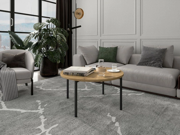 Runder Couchtisch Sevilla Braun