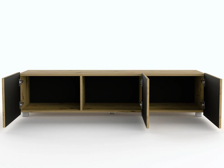 TV-Lowboard mit Türen 150 cm Kioto Artisan Eiche