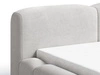Polsterbett mit Bettkasten und Lattenrost 140x200 Aubi Grau
