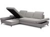 Ecksofa L-Form Links mit Schlaffunktion und Bettkasten Hannover Grau