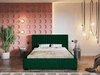 Polsterbett mit Bettkasten und Lattenrost 160x200 Toscania Grün