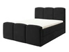Boxspringbett mit Bettkasten 160x200 Campi Schwarz