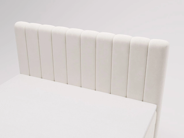 Boxspringbett mit Bettkasten 180x200 Primavera Creme