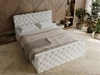 Boxspringbett mit Bettkasten 180x200 Lunaris Creme