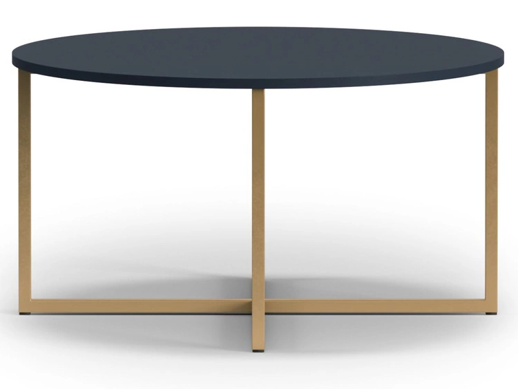 Runder Couchtisch Fallon Dunkelblau