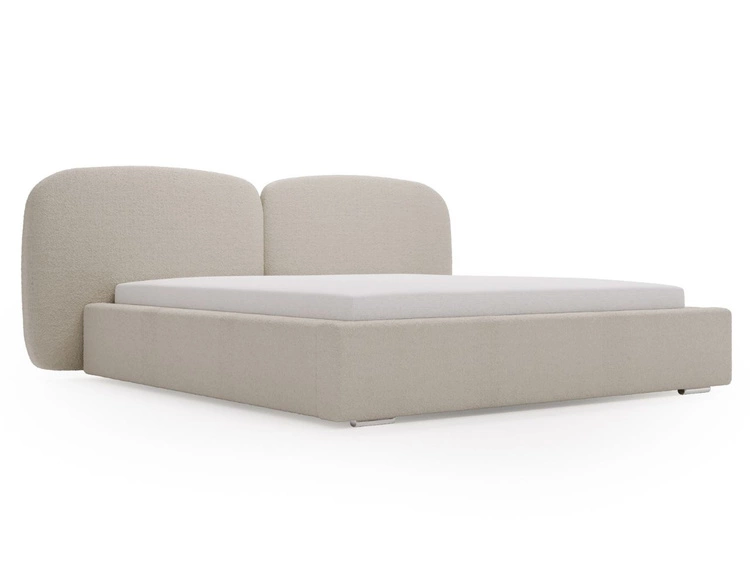 Polsterbett mit Bettkasten und Lattenrost 140x200 Palermo Beige