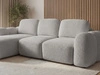 Ecksofa L-Form mit Schlaffunktion und Bettkasten Avelin Links Grau