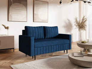 Schlafsofa mit Bettfunktion und Bettkasten Castelo Dunkelblau