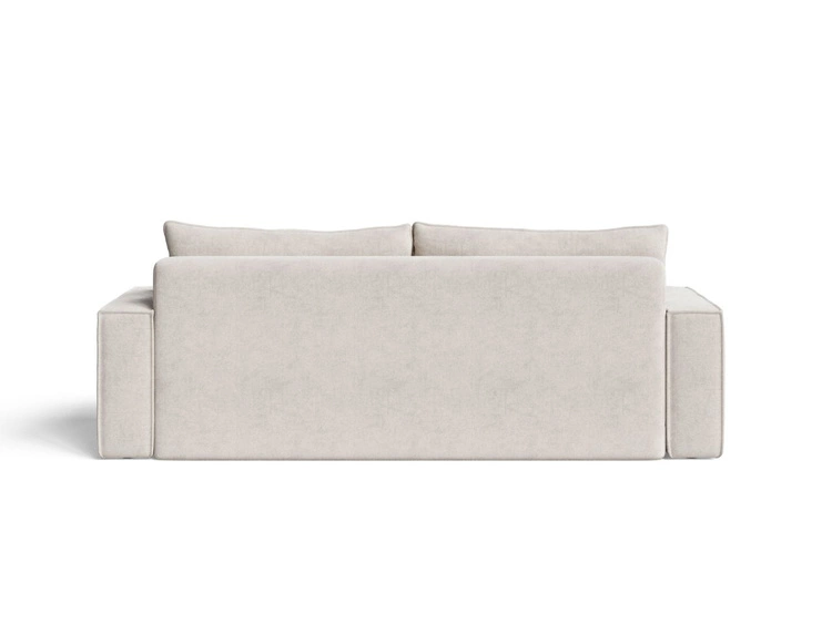 Schlafsofa mit Bettfunktion und Bettkasten Sivra Beige