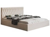 Polsterbett mit Bettkasten und Lattenrost 160x200 Benny Beige