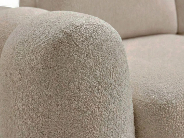 Ecksofa L-Form mit Schlaffunktion und Bettkasten Avelin Links Beige