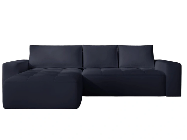 Ecksofa L-Form Links mit Schlaffunktion und Bettkasten Portland Anthrazit