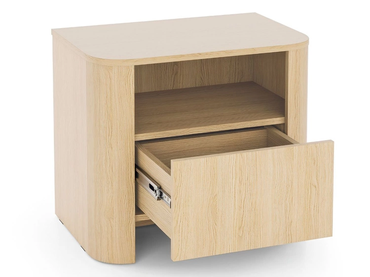 Nachttisch mit Schublade fürs Schlafzimmer Brillo Vicenza-Eiche