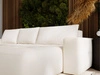 Ecksofa L-Form Rechts mit Schlaffunktion und Bettkasten Portland Creme