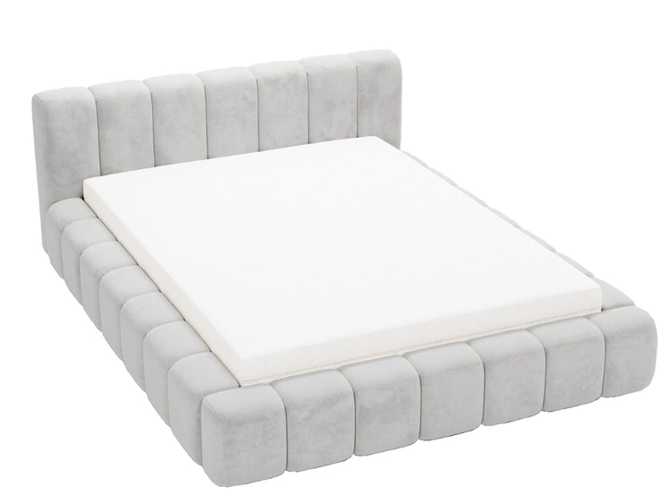 Hellgrau \ 180x200 cm