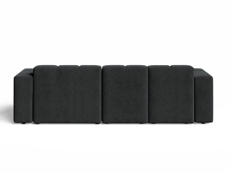 Ecksofa L-Form Rechts Moderne Ecksofa Loopo Schwarz