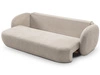 Schlafsofa mit Bettfunktion und Bettkasten Oreo Beige