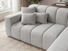 Ecksofa L-Form Rechts Nork Grau