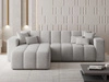 Ecksofa L-Form Links Nork Grau
