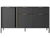 Kommode mit Türen und Schubladen Drino Anthrazit