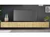 Set mit zwei TV-Lowboard mit Türen 150 cm Kioto Artisan Eiche