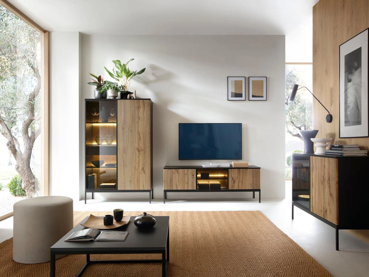Wohnzimmermöbel-Sets - Schränke, Vitrinen, Kommoden, TV-Schränke ...