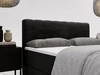 Boxspringbett mit Bettkasten 180x200 Forte Schwarz