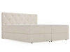 Boxspringbett mit Bettkasten 200x200 Napoli Beige