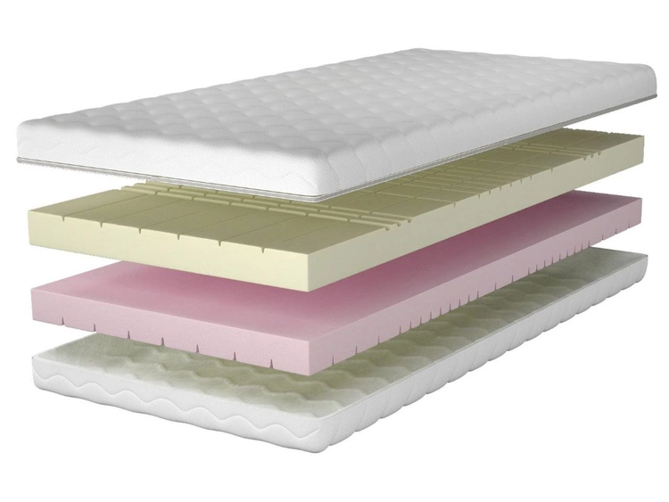 Schaumstoffmatratze mit 7-Zonen-Polyurethanschaum Ovelo 180x200