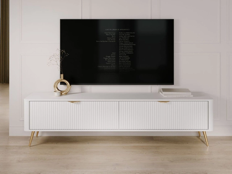 Wohnzimmer-Möbelset Latina Weiß