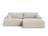 Ecksofa L-Form mit Schlaffunktion und Bettkasten Serene Rechts Beige