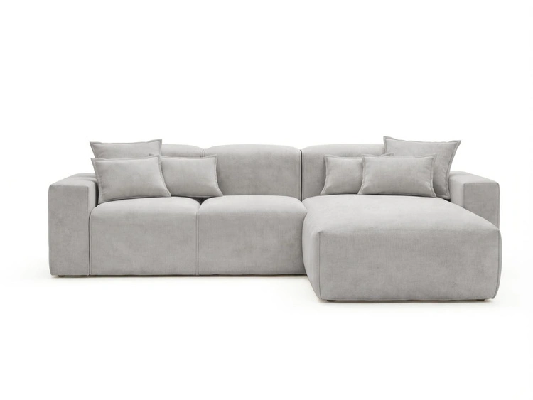 Ecksofa L-Form Rechts Moderne Ecksofa Leni Grau