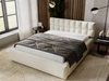 Polsterbett mit Bettkasten und Lattenrost 120x200 Hugo Beige