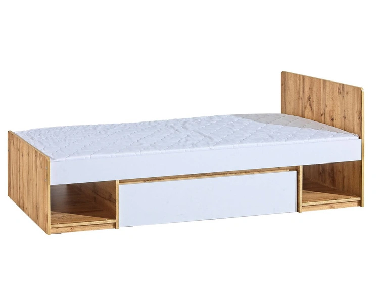 Möbel-Set für Jugendzimmer Arcadia Eiche Wotan, Weiß