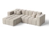 Ecksofa L-Form Links Moderne Ecksofa Loopo Beige