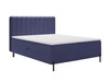 Boxspringbett mit Bettkasten 140x200 Primavera Dunkelblau