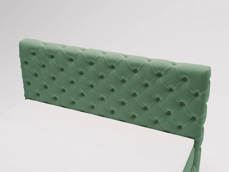 Boxspringbett mit Bettkasten 140x200 Canolo Grün