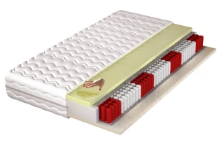Taschenfederkernmatratze Multipocket mit Viscoschaum und Latex Vilo 200x200