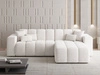 Ecksofa L-Form Rechts Nork Creme