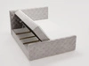 Boxspringbett mit Bettkasten 180x200 Lunaris Hellgrau