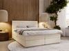 Boxspringbett mit Bettkasten 140x200 Marbella Beige