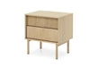 Nachttisch mit zwei Schubladen Gradimento Eiche Cremona