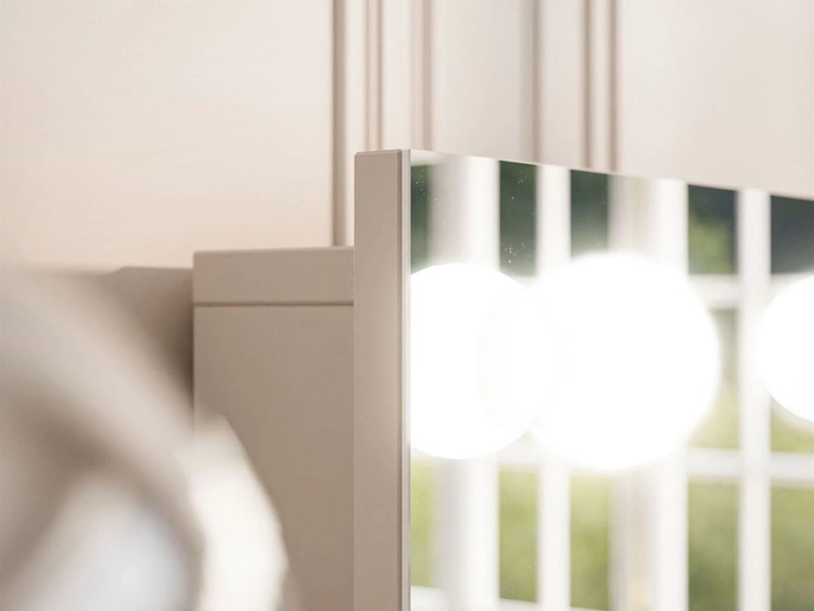 Spiegel mit LED-Beleuchtung für das Schlafzimmer Melo Elite Kaschmir