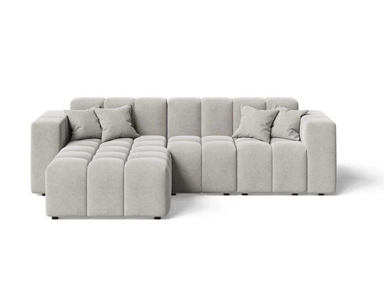 Ecksofa L-Form Links Moderne Ecksofa Loopo Grau