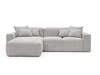 Ecksofa L-Form Links Moderne Ecksofa Leni Grau