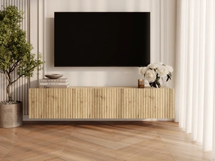 TV-Lowboard mit Türen 150 cm Kioto Artisan Eiche
